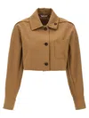Max Mara Smalto Casual Jackets And Parka Brown