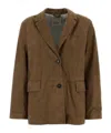 Max Mara 's  Smmanfora Single Breasted Jacket In Brown