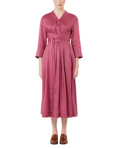 Max Mara Smmcamilla Midi Dress In Pink