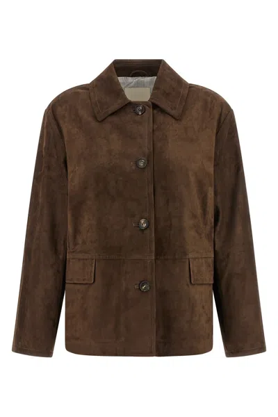 Max Mara 'smmcharme' Jacket In Brown