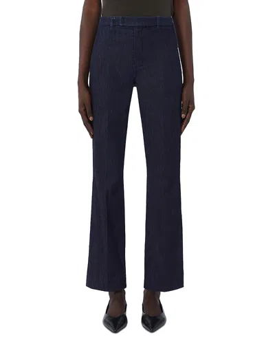 Max Mara Smmdiana Cropped Trousers In Blue