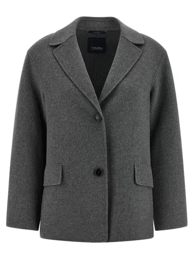 Max Mara 's Smmelfi Blazer In Charcoal