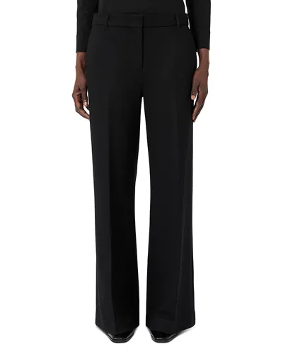 Max Mara Smmeuforia Straight Trousers In Black