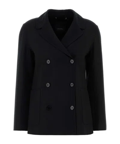 Max Mara 's  Smmfiore Double-breasted Jacket In Black