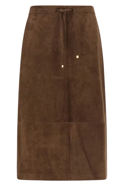 Max Mara 'smmgazza' Skirt In Gold