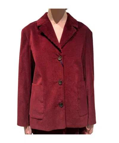 Max Mara 's  Smmmaranta Single-breasted Blazer In Bordeaux