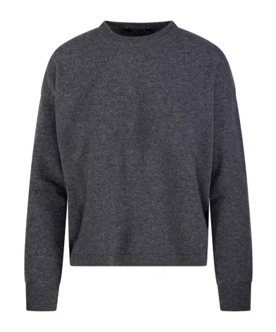 Max Mara Smmnebbie Crew-neck Sweater In Gray
