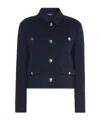 Max Mara Smmsabato Button-up Jacket In Blue