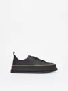Max Mara Black Spring Sneakers In Black