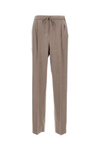 MAX MARA MAX MARA SOFT-CUT TROUSERS WITH PLEATS AND DRAWSTRING WAIST