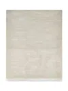 Max Mara Soft Fringe Scarf With Delicate Pattern In Gray