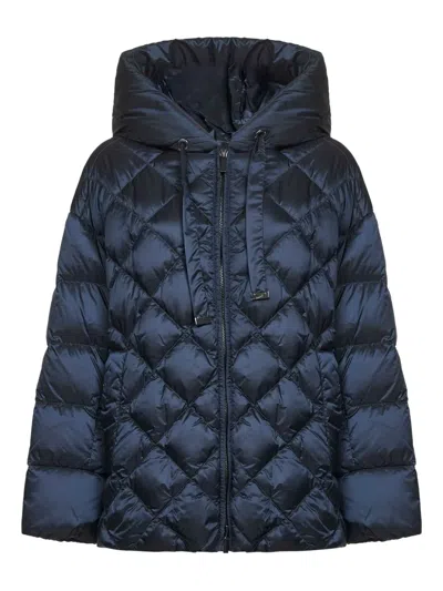 MAX MARA SOFTFE QUILTED HOODED COAT