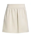 Max Mara Solid-color Flared Skirt In White
