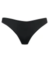 Max Mara Solid Color Bikini Bottom In Black