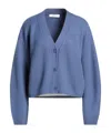 Max Mara Solid Color Cardigans In Animal Print