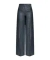 Max Mara Solid Color Casual Pants In Black
