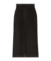 Max Mara Solid Color Casual Trousers In Black