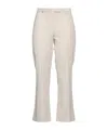 Max Mara Solid Color Casual Trousers In Neutral