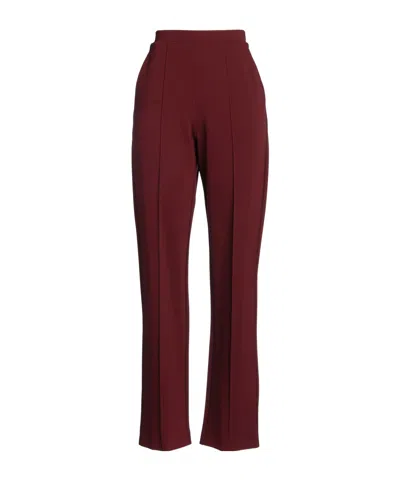 Max Mara Solid Color Flared Trousers In Multi
