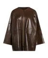 Max Mara Solid Color Jackets In Brown