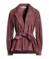 Max Mara Solid Color Jackets In Multi