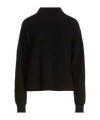 Max Mara Solid Color Knit Long-sleeve Top In Black