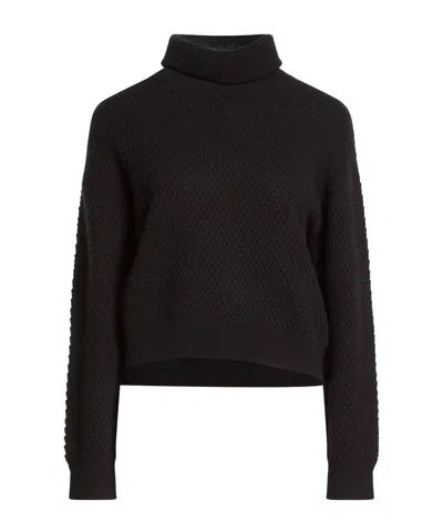 Max Mara Solid Color Knit Sweater In Black