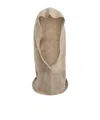 Max Mara Solid Color Knitted Hat In Neutral