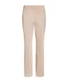 Max Mara Solid Color Leggings In Neutral