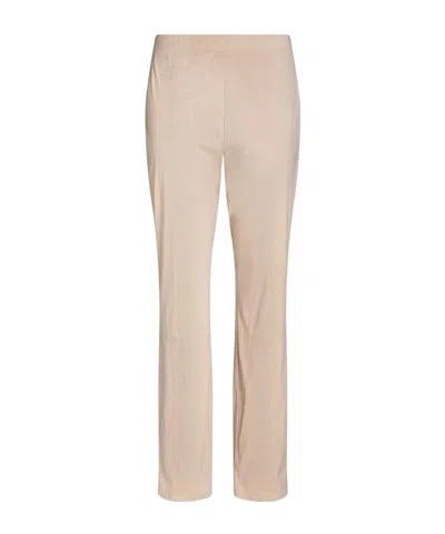Max Mara Solid Color Leggings In Neutral