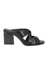 Max Mara Solid Color Sandals In Black
