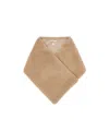 Max Mara Solid Color Scarf In Brown