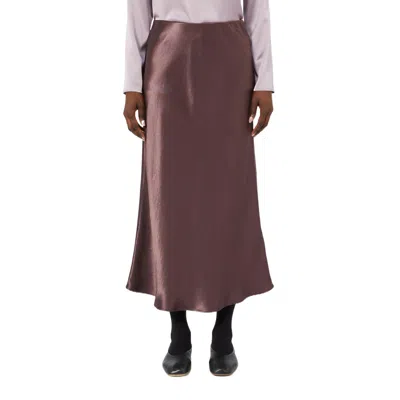 Max Mara Solid Color Skirt In Brown