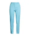 Max Mara Solid Color  Slim-fit Pants In Blue