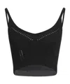 Max Mara Solid Color Tops In Black