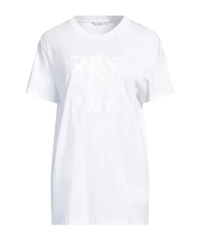 Max Mara Woman T-shirt White Size S Cotton