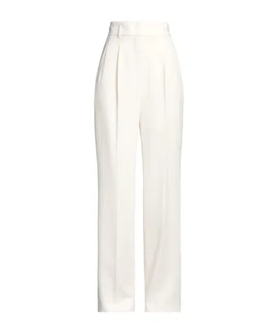 Max Mara Solid Color Wide-leg Trousers In Neutral