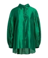 Max Mara Solid Colour Shirts  Blouses In Green