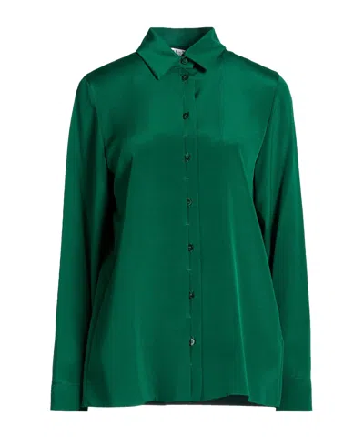 Max Mara Solid Colour Shirts  Blouses In Green