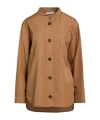 Max Mara Solid Colour Shirts In Brown