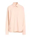 Max Mara Solid Colour Shirts In Nude