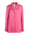 Max Mara Solid Colour Shirts In Pink