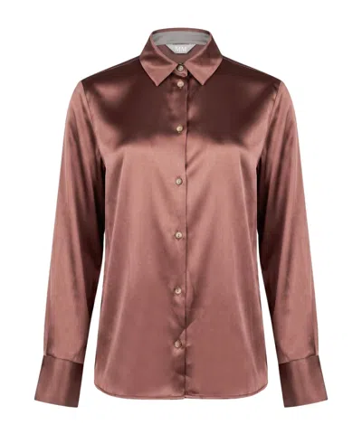 Max Mara Solid Colour Shirts In Pink