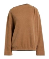 Max Mara Solid Fleece Top In Brown