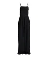 Max Mara Solid Jumpsuits In Black