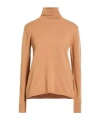 Max Mara Saluto Virgin Wool Turtleneck Sweater In Brown