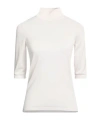Max Mara Solid Lightweight Knit Top In White