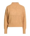 Max Mara Solid Lightweight Wool Knit Top In Nude
