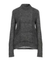Max Mara Solid Long Sleeve Knit Sweater In Gray