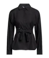 Max Mara Solid Long-sleeve Shirt In Purple